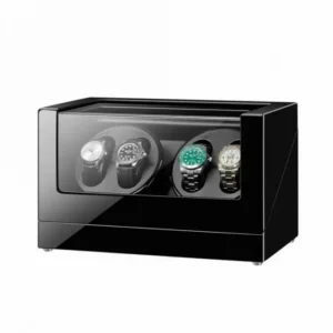 4 watch winder box in black c90
