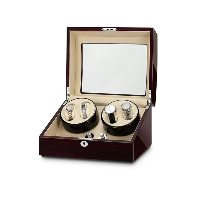 4 watch winders for automatic watches with 6 watch storages ebony 48f