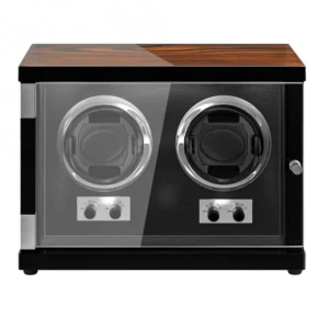 jqueen 10 modes vertical double watch winders walnut 07a