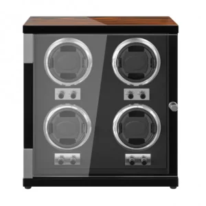 jqueen 10 modes vertical quad watch winders walnut a94