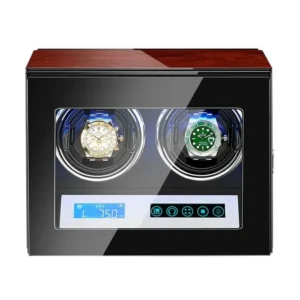 jqueen best double watch winder with lcd touch screen for double automatic watches c4a