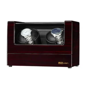 Double Watch Winder with Quiet Japanese Mabuchi Motor