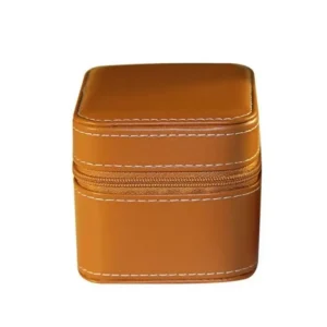 jqueen leather single watch case brown 180