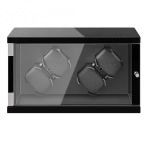 jqueen vertical quad watch winders black carbon fiber 6c6