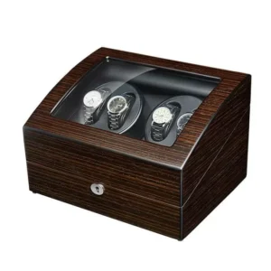 maselex automatic quad watch winder with 6 storage case for man woman s watches 21 rotation modes 104