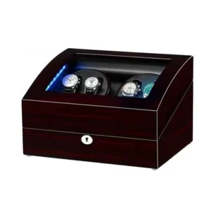 maselex automatic quad watch winder with led light 368
