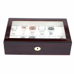 watch box wooden watch organizer 12 slots display case 31b