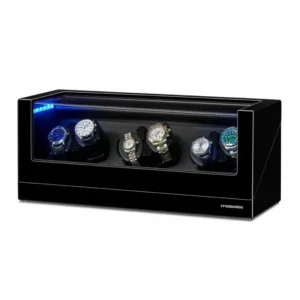 Watch Winder 6 Watches With Quiet Motor - 21 Rotation Modes