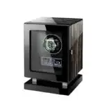 Premium Smart Single Watch Winder - Striped Ebony Wood