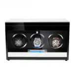 Triple Watch Winder - Wood + Black