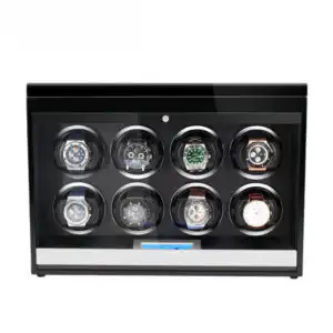 8 Watch Winder - Wood + Black