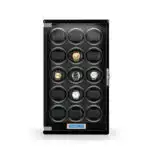 15 Wooden Watch Winder Box for Rolex - Black