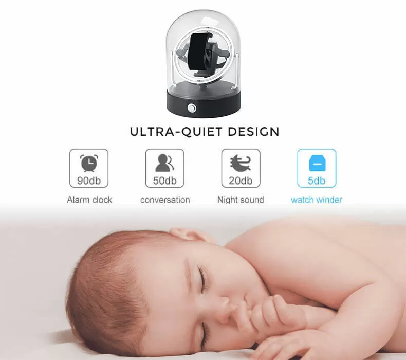 Astronomy Planet Gyroscopic Watch Winder Perseus - Silver