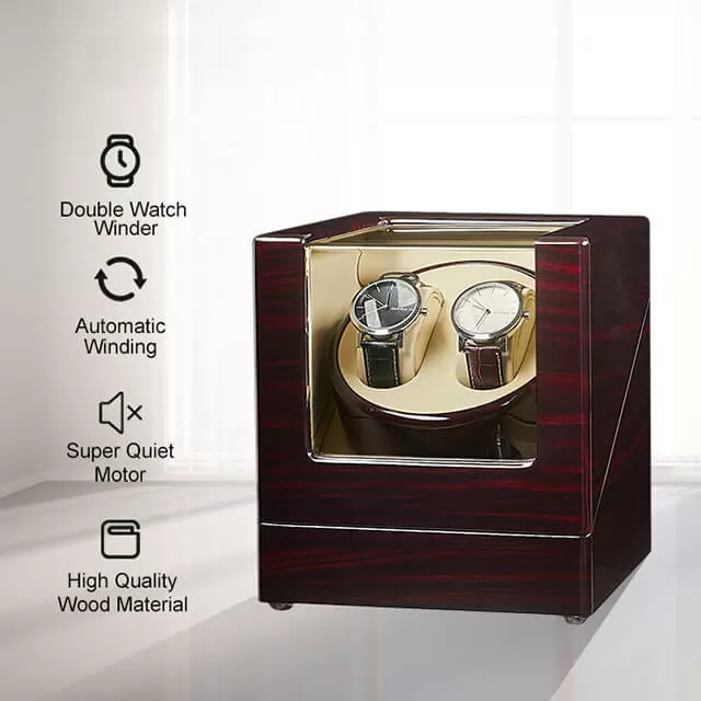 Roroos Double Watch Winder Box