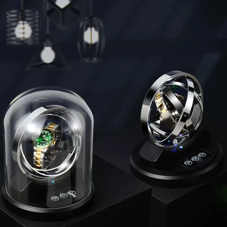 Orbit Gyroscopic Watch Winder - Astronomy Saturn