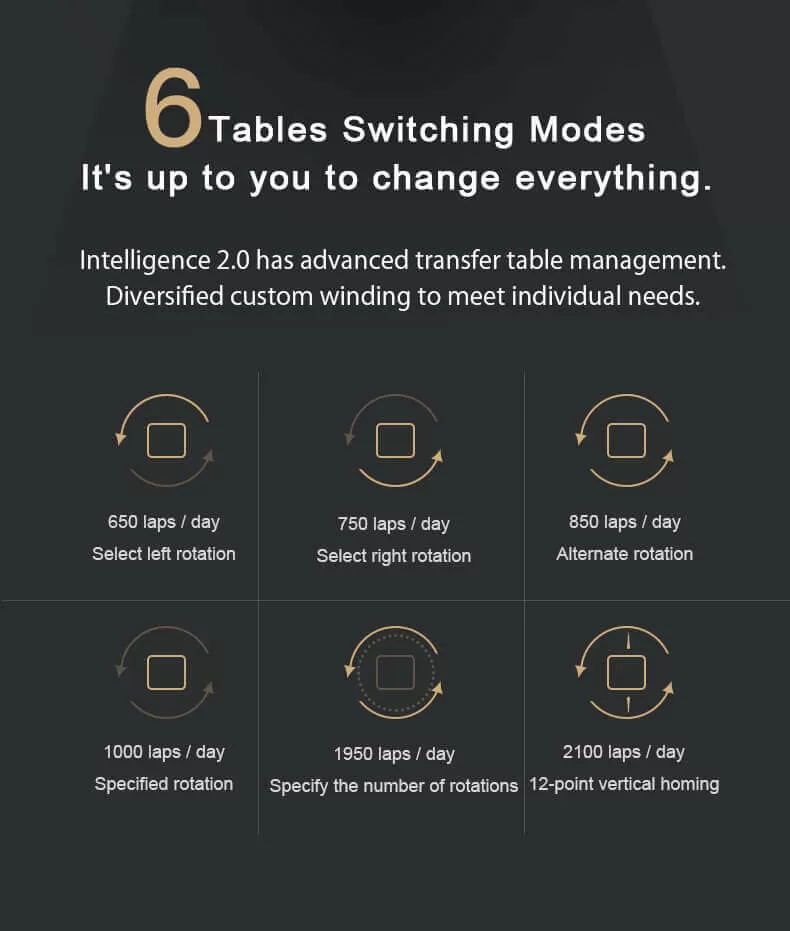 Fashion Automatic Mechanical 9 Pieces Watch Winder