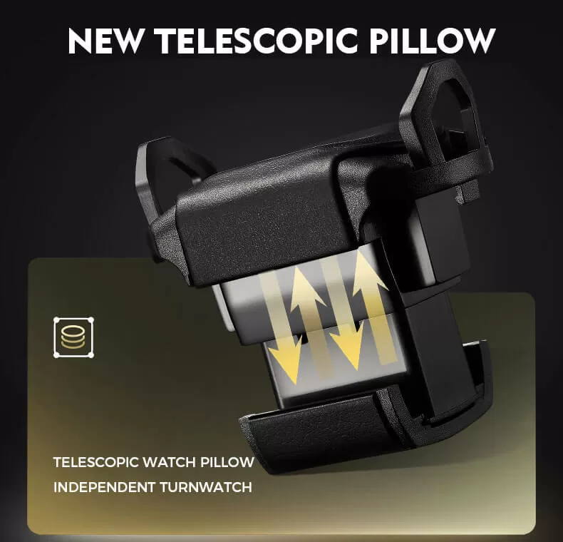 Black Warrior Intelligent Double Watch Winder in Striped Ebony Wood